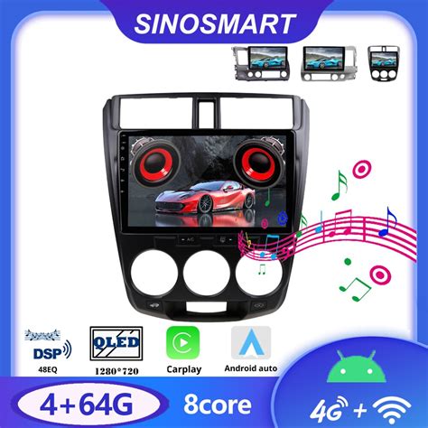 Sinosmart Radio de navegación GPS para coche dispositivo con pantalla