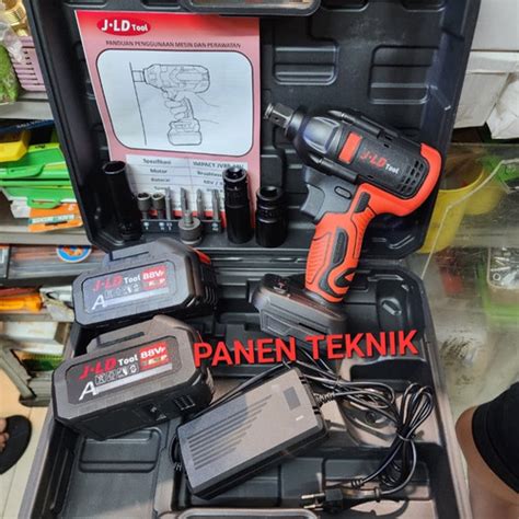 Jual CORDLESS IMPACT WRENCH JLD BRUSHLESS 48V BOX HITAM Jakarta