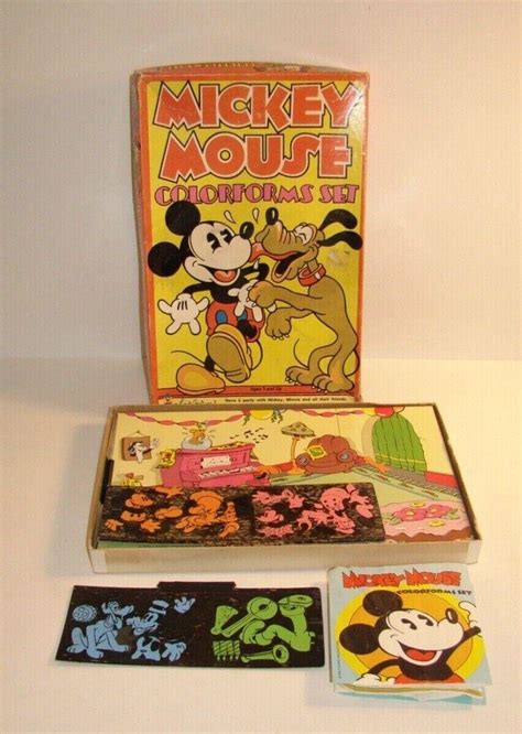 Vintage Color Forms Walt Disney S Micky Mouse