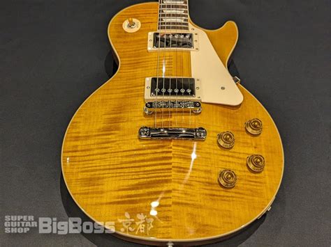 即納可能Gibson ギブソン Les Paul Standard 50s Figured Top Honey Amber 京都店