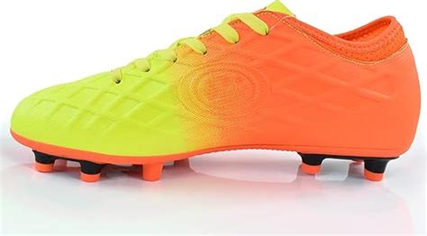 Mamba Mens Firm Ground Laced Football Boots Orange Black 49 Off