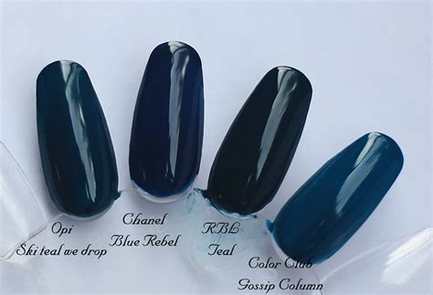 OPI Ski Teal We Drop RBL Teal Chanel Blue Rebel Color Club Flickr