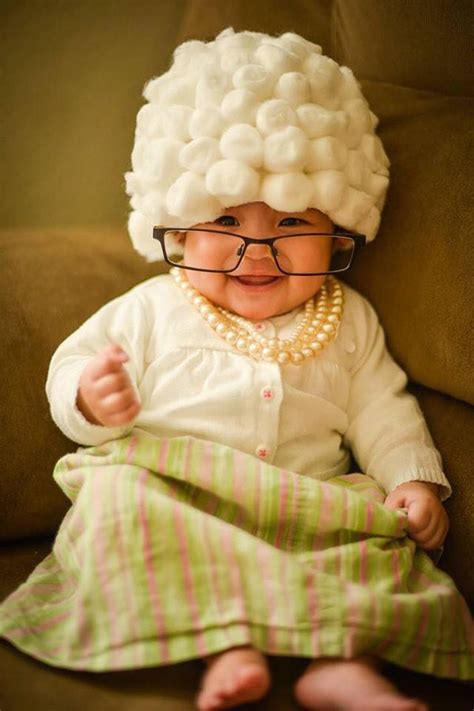 13 Adorable Photos Of Babies Dressed Up As Old People Baby Girl