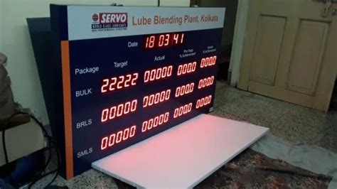 Production Status Display Board At Rs 10000 Piece Factory Display Board In Kolkata Id