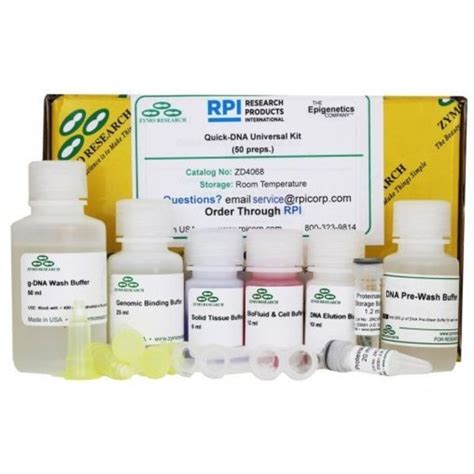 Zymo Research Quick DNA Miniprep Plus Kit 50 Preps ZD4068 Zoro