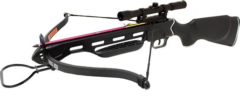 Sas Manticore 150lbs Black Hunting Crossbow With Scope 8 X Arrows And