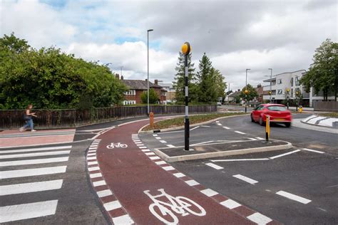 Aerial photos show Cambridge's brand new Dutch roundabout in action ...