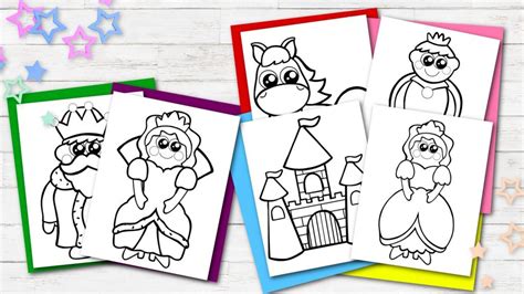 Coloring Story Book Printable