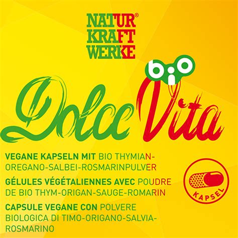 Dolce Vita 150 Vegicaps à 500 mg BIO kbA Naturkraftwerke