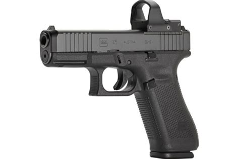 Glock 45 Mos 9mm Fixed Sight 10 Shot W Front Serrations Fo