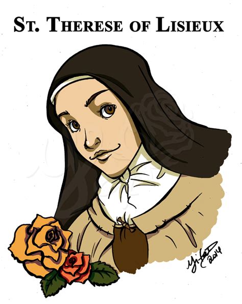 Therese Of Lisieux By Purepeachy On Deviantart