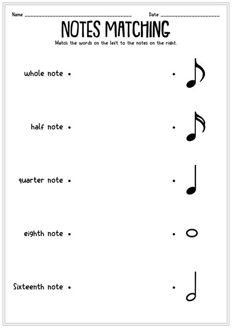 11 Music Theory Worksheets Note Value - Worksheets Library