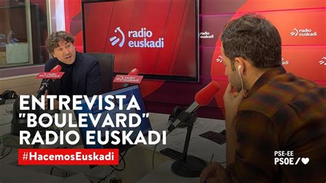 Entrevista A Eneko Andueza Secretario General Del Pse Ee En Boulevard