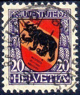 BASEL 1922 PRO JUVENTUTE 1921 VOLLSTEMPEL M383 Kaufen Auf Ricardo