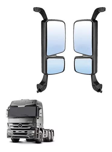 Conjunto Retrovisor Completo Mb Actros Desembaçador Par Parcelamento