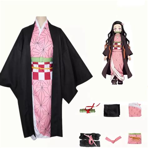 Costume De Anime Cosplay Kamado Nezuko Kimono Submarino