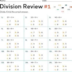 Division Worksheets & Free Printables | Education.com - Worksheets Library