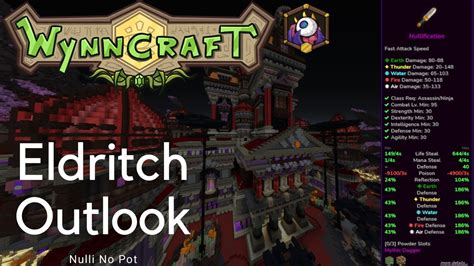 Wynncraft Eldritch Outlook Nulli No Pot Youtube