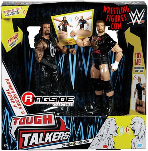 Roman Reigns Triple H Hhh Wwe Tough Talkers Packs Series Toy