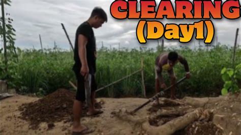 Pagputol Ng Puno At Paghukay Ng Pundasyon Ng Farm House Day Youtube