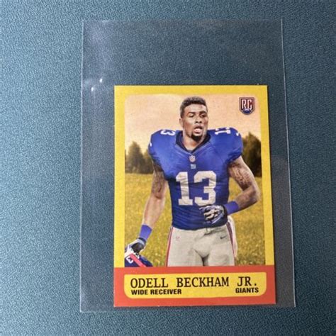 2014 TOPPS MINI Retro 215 ODELL BECKHAM JR ROOKIE New York Giants RC