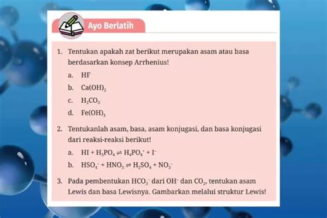 Kunci Jawaban Kimia Kelas 12 SMA MA Halaman 12 Ayo Berlatih Kurikulum