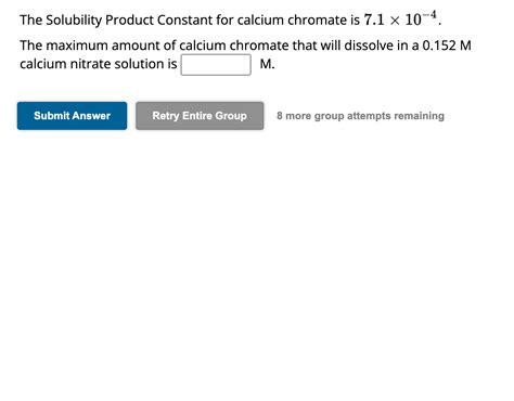 Solved The Solubility Product Constant For Manganese II Chegg