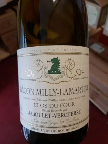 Domaine Jaboulet Vercherre Clos Du Four M Con Milly Lamartine Vivino Us