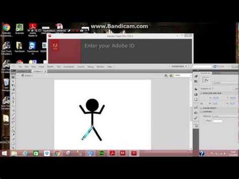 Adobe Flash Le Animasyon Yapma Dans Eden P Adam Animasyonu Youtube