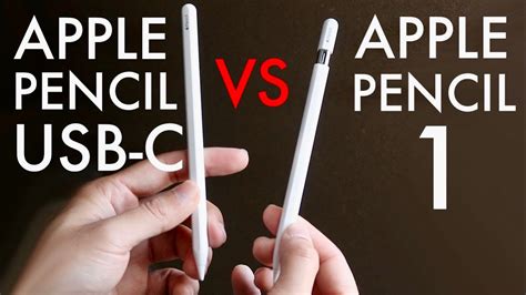 Apple Pencil USB C Vs Apple Pencil 1 Comparison Review YouTube