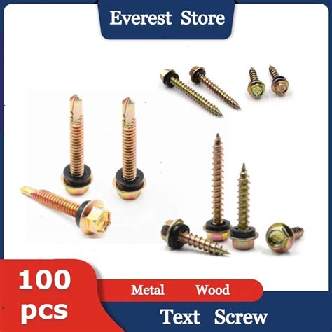 Text Screw For Metal Steel And Wood Pcs Shopee Philippines