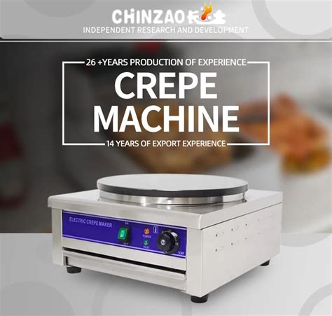 Stainless Steel Baking Equipment Double Hot Plate Automatic Crepe Maker