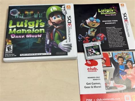 LUIGIS MANSION DARK Moon USA Nintendo 3DS EUR 31 95 PicClick IT