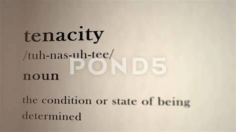 tenacious definition