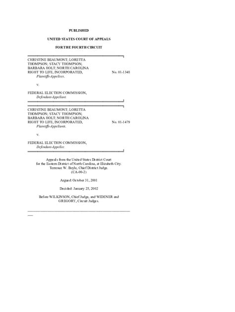 Fillable Online published united states court of appeals for the fourth ...