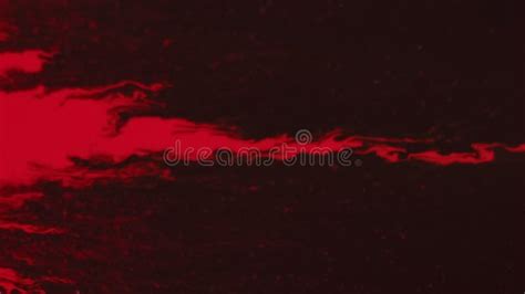 Paint Drip Ink Splash Flow Red Splatter On Dark Stock Footage Video