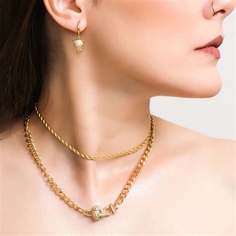 Colar Choker Cordão Baiano 3mm Folheado a Ouro 18K Lunozê Joias