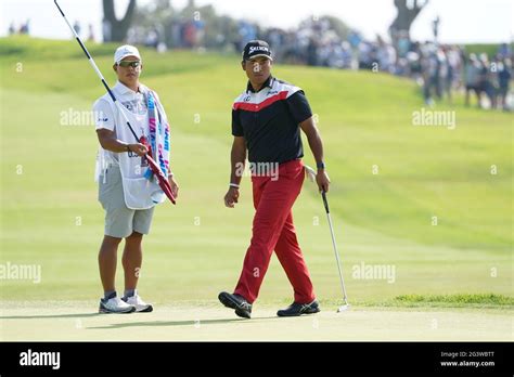 San Diego California Usa On June 17 2021 Hideki Matsuyama And His