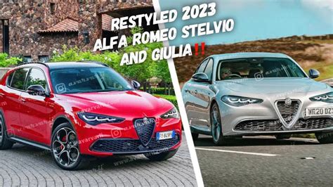 The 2023 Alfa Romeo Stelvio And Giulia Restyling What We Know So Far