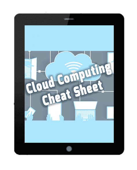 Cta Tablet Cloud Computing Cheat Sheet Tech Networks Of Bostontech