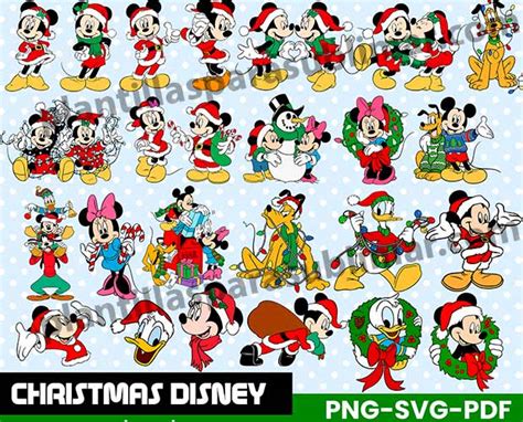 Navidad Mickey Y Sus Amigos Png Svg Plantillas Para Sublimar The Best