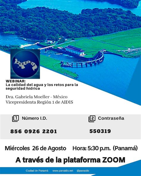 Webinar La calidad del agua y los retos de la seguridad hídrica AIDIS