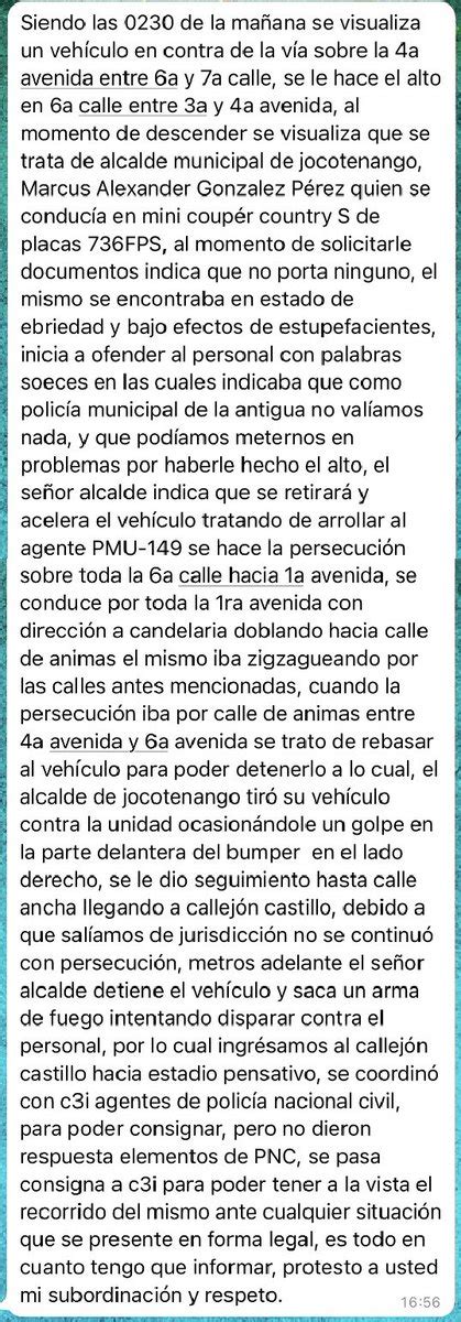 Pia Flores on Twitter Este es el reporte completo de la Policía