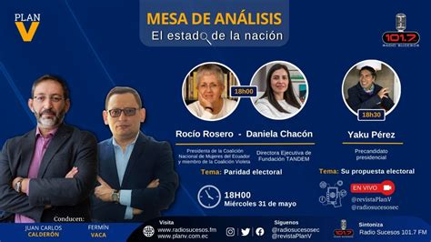 MesadeAnálisisPlanV Rocio Rosero Daniela Chacón y Yaku Pérez YouTube