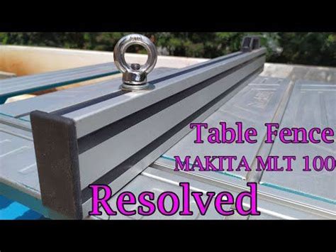 Part 1 Makita Mlt100 Table Saw Fence Diy Upgrade Replacement Artofit