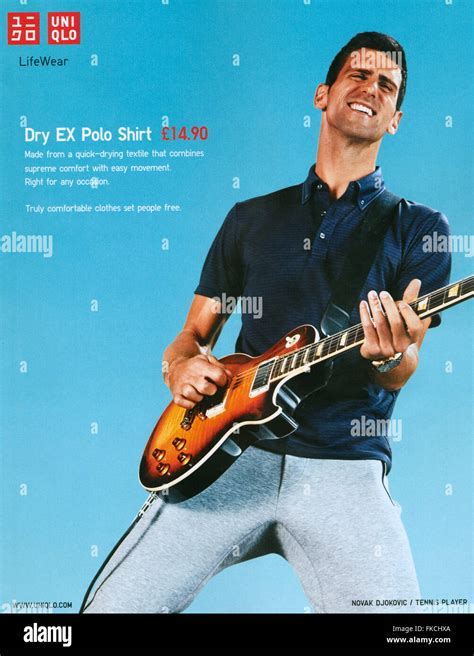 2010s Uk Uniqlo Magazine Advert Stock Photo Alamy