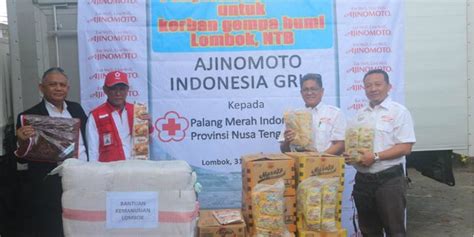 Korban Gempa Lombok Dapat Bantuan Produk Dapur Rp100 Juta