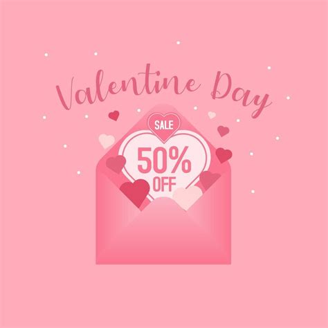 Happy Valentine Day Envelope Template Vector Design 3358456 Vector Art ...