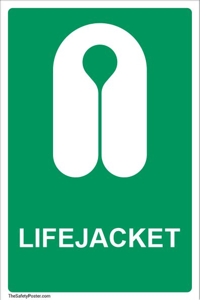 Life Jacket Sign Lifejacket Sign Lifejacket Signage Life Jacket