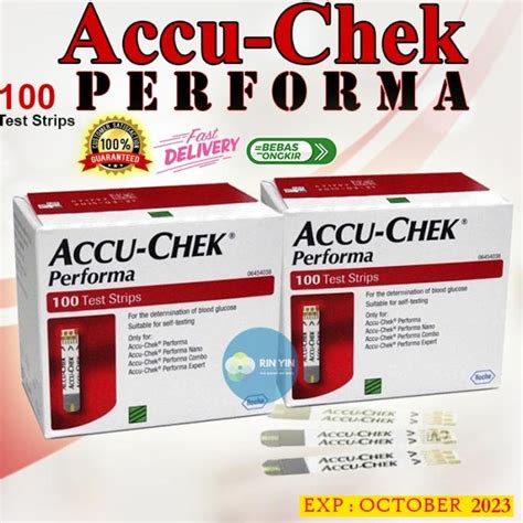 Jual Accu Check Strip Performa Glucose Stick Stik Gula Darah